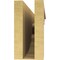 Ekena Millwork 5"W x 30"D x 10"H Thin Highland Rough Cedar Woodgrain TimberThane Corbel, Primed Tan CORUR05X30X10HLDRCPR - alternate 5